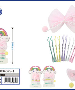 SET DE PRENSA PARA CABELLO DE LAZO COLOR ROSADO 1UND (11PCS)