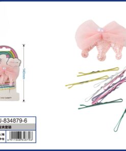 SET DE PRENSA PARA CABELLO DE CORONA COLOR ROSADO 1UND (11PCS)