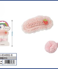 SET DE PRENSA PARA CABELLO DE FRESA COLOR ROSADO 1UND (2PCS)