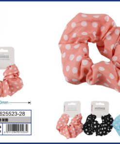 COLA DE TELA DE COLOR LISO CON PUNTO BLANCO 1UND