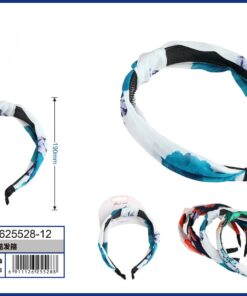 DIADEMA DE TELA ANUADA DE FLOR 1UND