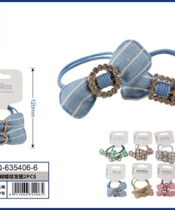 SET DE COLA PARA CABELLO CON DISEÑOS 1UND (2PCS)