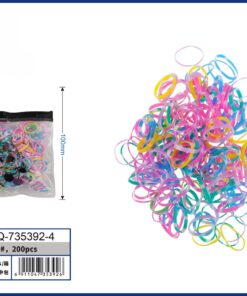 SET DE LIGA PARA CABELLO DE COLORES 1UND (200PCS)