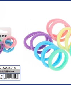 SET DE COLA PARA CABELLO DE COLOR LISO 1UND (10PCS)