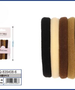 SET DE COLA PARA CABELLO DE COLOR LISO 1UND (5PCS)