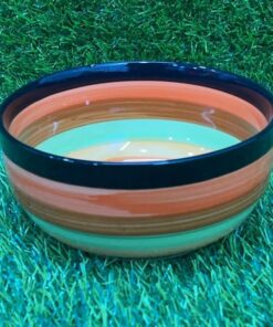 TAZA CERÁMICA DE COLORES 6" 1UND