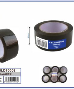 CINTA ADESIVA COLOR CAFÉ 48MM*80M 1UND
