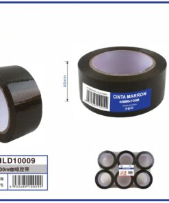 CINTA ADESIVA COLOR CAFÉ 48MM*100M 1UND