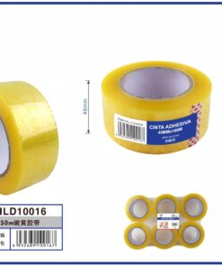 CINTA ADESIVA COLOR AMARILLA CLARA 48MM*150M 1UND