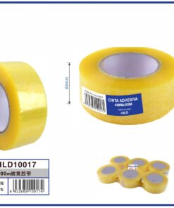 CINTA ADESIVA COLOR AMARILLA CLARA 48MM*200M 1UND