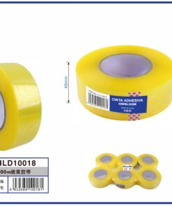 CINTA ADESIVA COLOR AMARILLA CLARA 48MM*300M 1UND