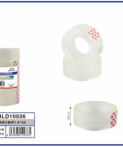 SET DE CINTA ADHESIVA TRANSPARENTE 1.8CM*30M 1UND (5PCS)
