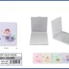 ESPEJO PARA BOLSO DE RECTANGULAR DISEÑO DE NIÑA CON FRESCO 8*9CM 1UND