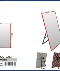 ESPEJO RECTANGULAR PARA MESA CON DISEÑO MALLA 23*30CM 1UND