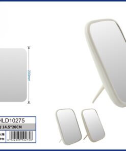ESPEJO RECTANGULAR PARA MESA DE COLOR LISO 14.5*20CM 1UND