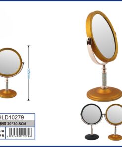 ESPEJO REDONDO PARA MESA DE COLOR LISO 20*30.5CM 1UND