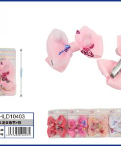 SET DE PRENSA PARA CABELLO DE LAZO CON MARIPOSA 1UND