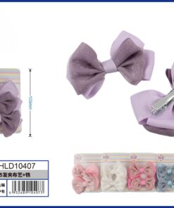 SET DE PRENSA PARA CABELLO DE DOBLE LAZO 1UND (2PCS)