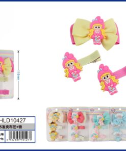 SET DE PRENSA PARA CABELLO DE LAZO CON SANRIO 1UND (3PCS)