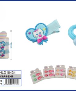 SET DE PRENSA CON CORITAS PARA CABELLO DE CORAZÓN Y FLOR 1UND (4PCS)