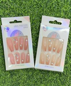 SET DE UÑAS POSTIZAS DE DIAMANTES 1UND