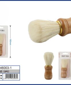 BROCHA PARA MAQUILLAJE DE ARO DORADO 1UND