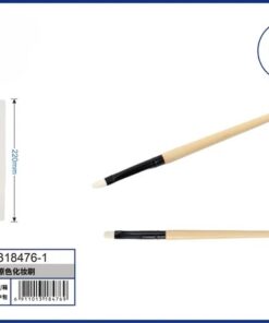 BROCHA PARA MAQUILLAJE PARA SOMBRA MANGO DE MADERA 1UND