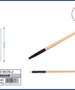 BROCHA PARA MAQUILLAJE PARA SOMBRA MANGO DE MADERA 1UND