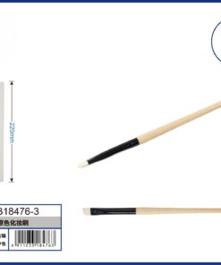 BROCHA PARA MAQUILLAJE PARA SOMBRA MANGO DE MADERA 1UND