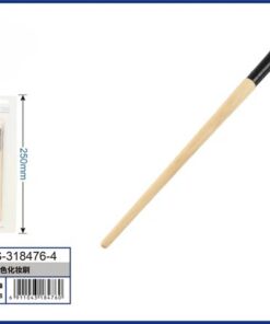 BROCHA PARA MAQUILLAJE PARA SOMBRA MANGO DE MADERA 1UND