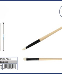 BROCHA PARA MAQUILLAJE PARA SOMBRA MANGO DE MADERA 1UND