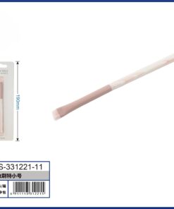 BROCHA PARA MAQUILLAJE PARA SOMBRA COLOR ROSADO CON BLANCO 1UND