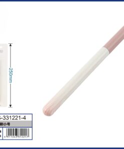 BROCHA PARA MAQUILLAJE PARA SOMBRA COLOR ROSADO CON BLANCO 1UND