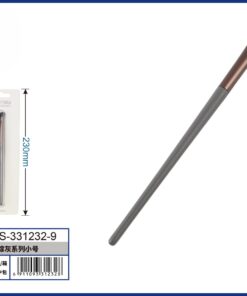 BROCHA PARA MAQUILLAJE PARA SOMBRA COLOR GRIS 1UND