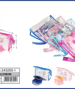 SET DE ESTUCHE PARA COSMÉTICO DE GATO 1UND (3PCS)