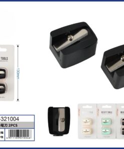 SET DE SACAPUNTA DE COLOR LISO 1UND (2PCS)