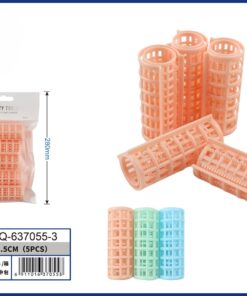 SET DE RULOS PARA CABELLO CON DIENTES 2.5CM 1UND (5PCS)