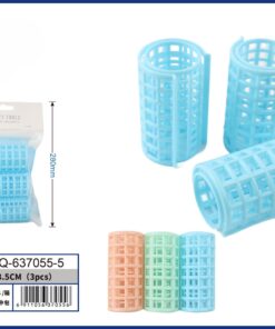 SET DE RULOS PARA CABELLO CON DIENTES 3.5CM 1UND (3PCS)