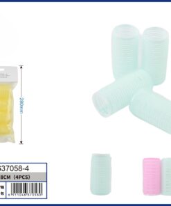 SET DE RIZADOR PARA CABELLO DE NYLON 2.8CM 1UND (4PCS)