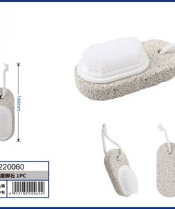 PIEDRA POMÉZ CON CEPILLO PARA PIE 1UND