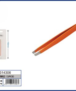 PINZA PARA CEJA DE COLOR ANARANJADA 1UND