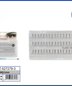 PESTAÑA POSTIZA PELO A PELO 10D 12MM 1UND