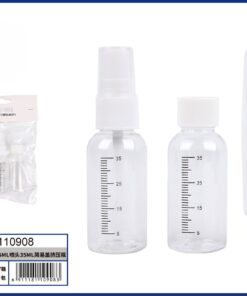 SET DE BOTELLA PARA VIAJAR 35ML+35ML 1UND (3PCS)