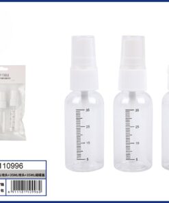 SET DE BOTELLA PARA VIAJAR 35ML+35ML+35ML 1UND (3PCS)