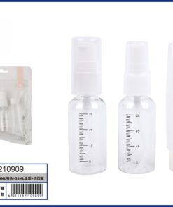 SET DE BOTELLA PARA VIAJAR 35ML+35ML 1UND (3PCS)