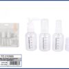 SET DE BOTELLA PARA VIAJAR 50ML+50ML+50ML+10G*2PCS 1UND (5PCS)
