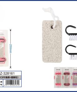 SET DE CEPILLOS CON PIEDRA POMÉZ PARA PIE 1UND