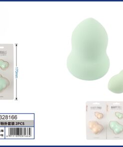 SET DE ESPONJA PARA MAQUILLAJE CON DISEÑO CALABANZA 1UND (2PCS)