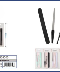 SET DE HERRAMIENTAS PARA UÑAS 1UND (3PCS)