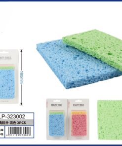 SET DE ESPONJA PARA LAVAR CARA RECTANGUALR 1UND (2PCS)